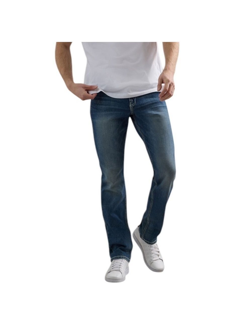 Rock & Republic Men’s Straight Jeans Medium Wash Never Worn Bi-way Stretch 29x30
